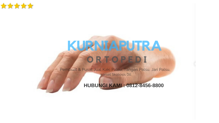 Jual Tangan Palsu di Medan