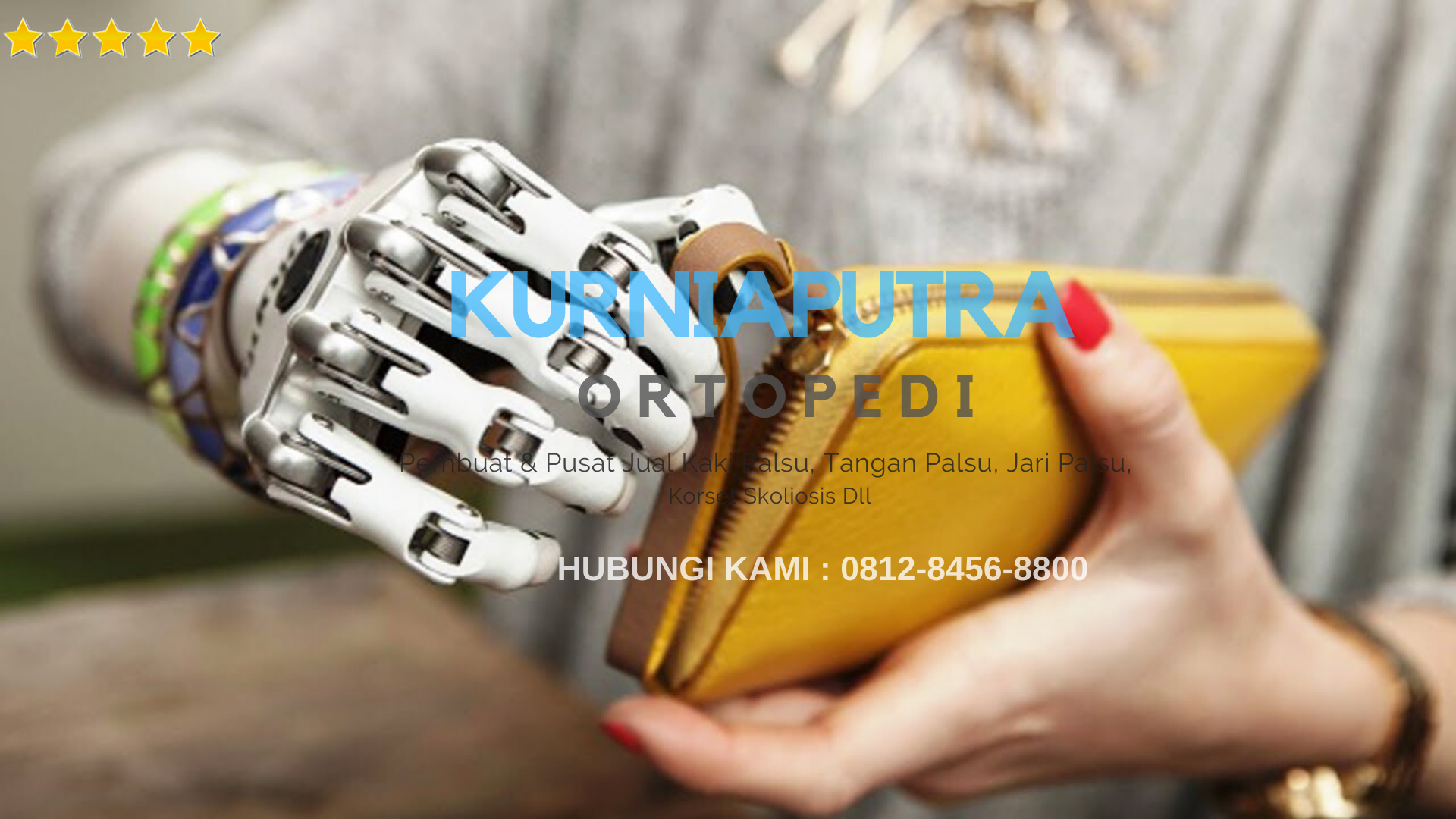 harga tangan palsu robot